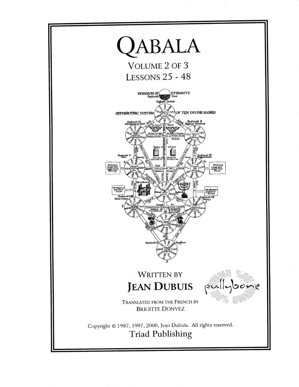 Qabala - The Philosophers of Nature vol 2 cover