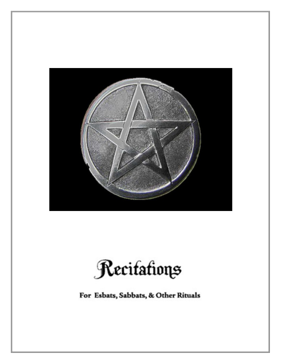 Recitations cover