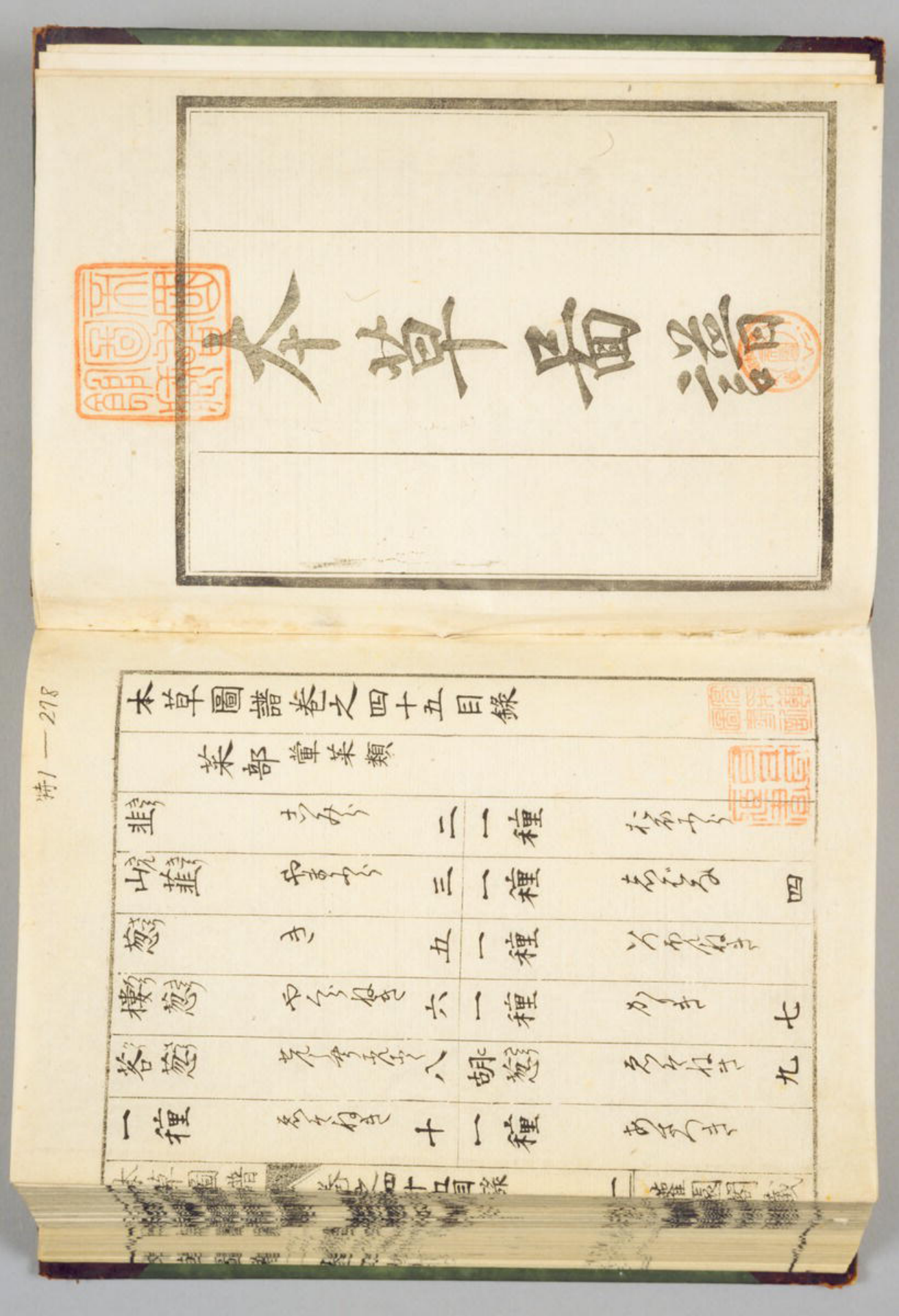 Illustrated Manual of Medical Plants Vol 7 - Iwasaki, Kanʼen c.1840 cover