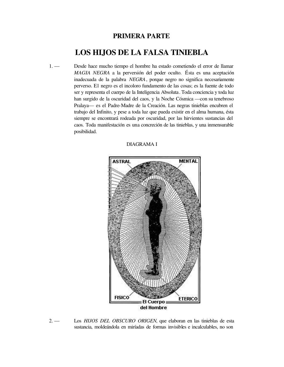 Manly P. Hall - Los Hijos de la Falsa Tiniebla [Spanish] cover