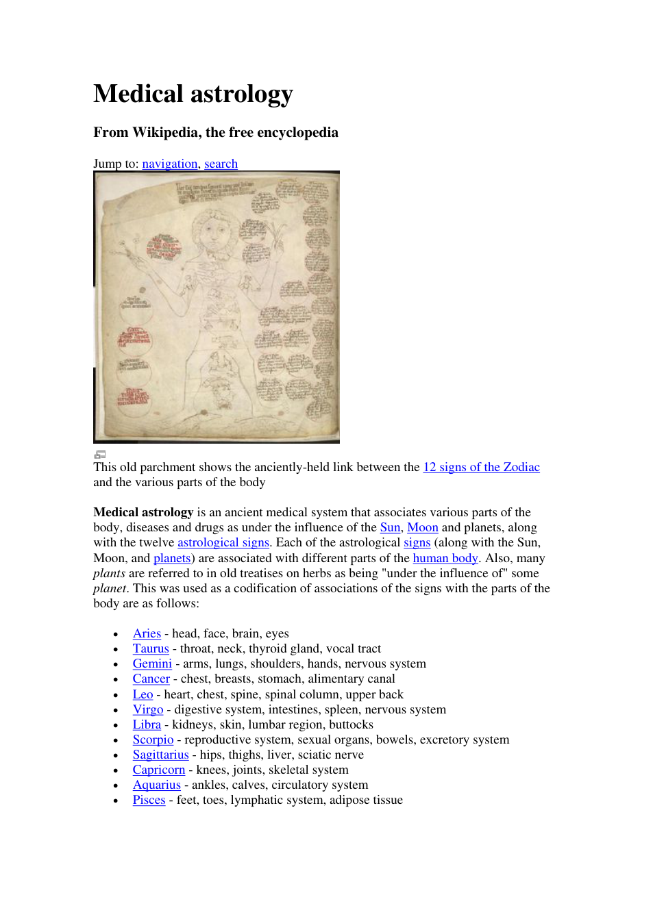 Medical Rosacrucian astrology cover