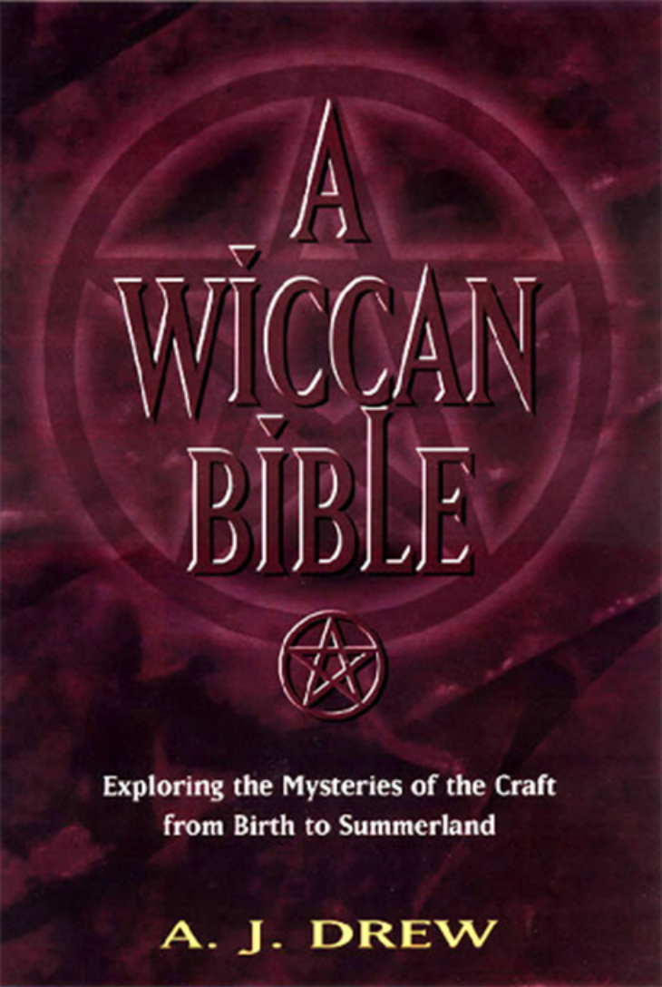 A Wiccan Bible cover