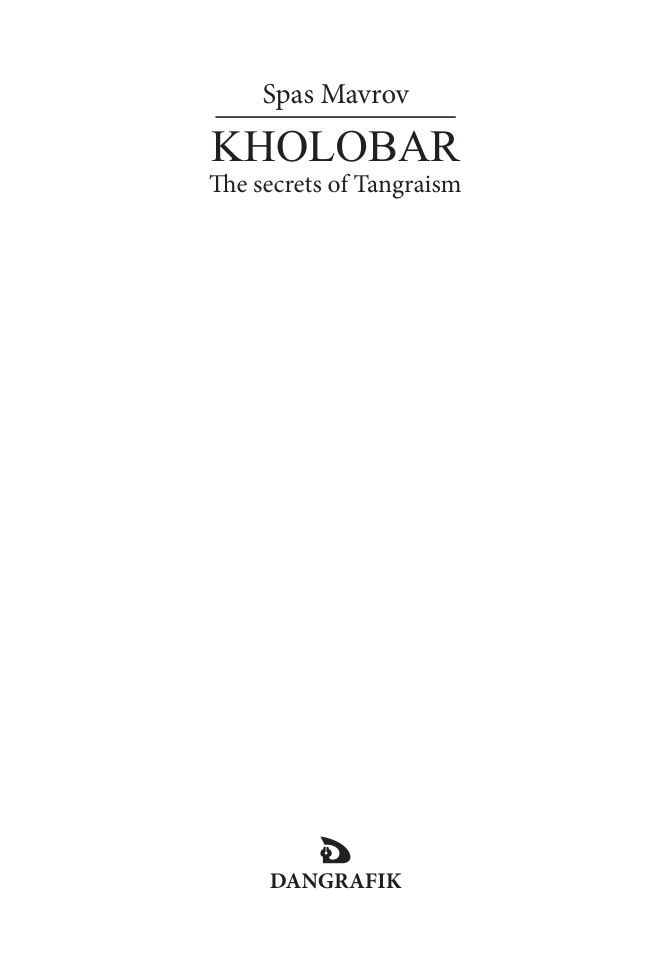 Kholobar-The secrets of Tangraism cover