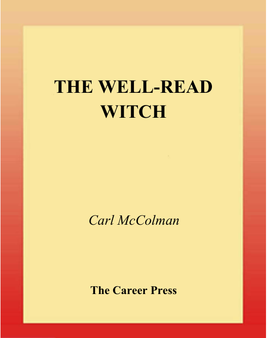 Carl McColman - The well-read witch cover