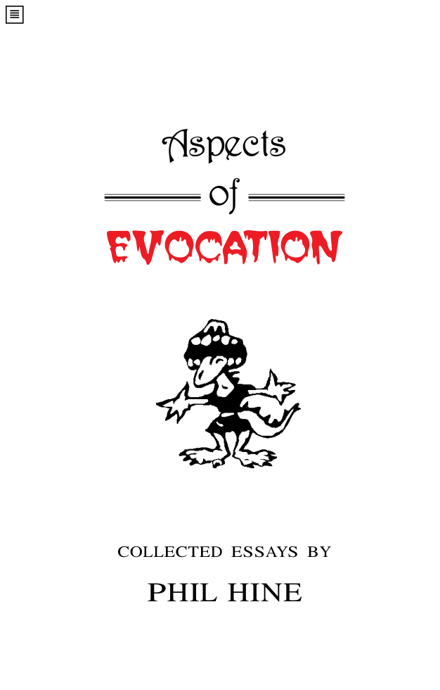 Phil Hine - Evocation cover