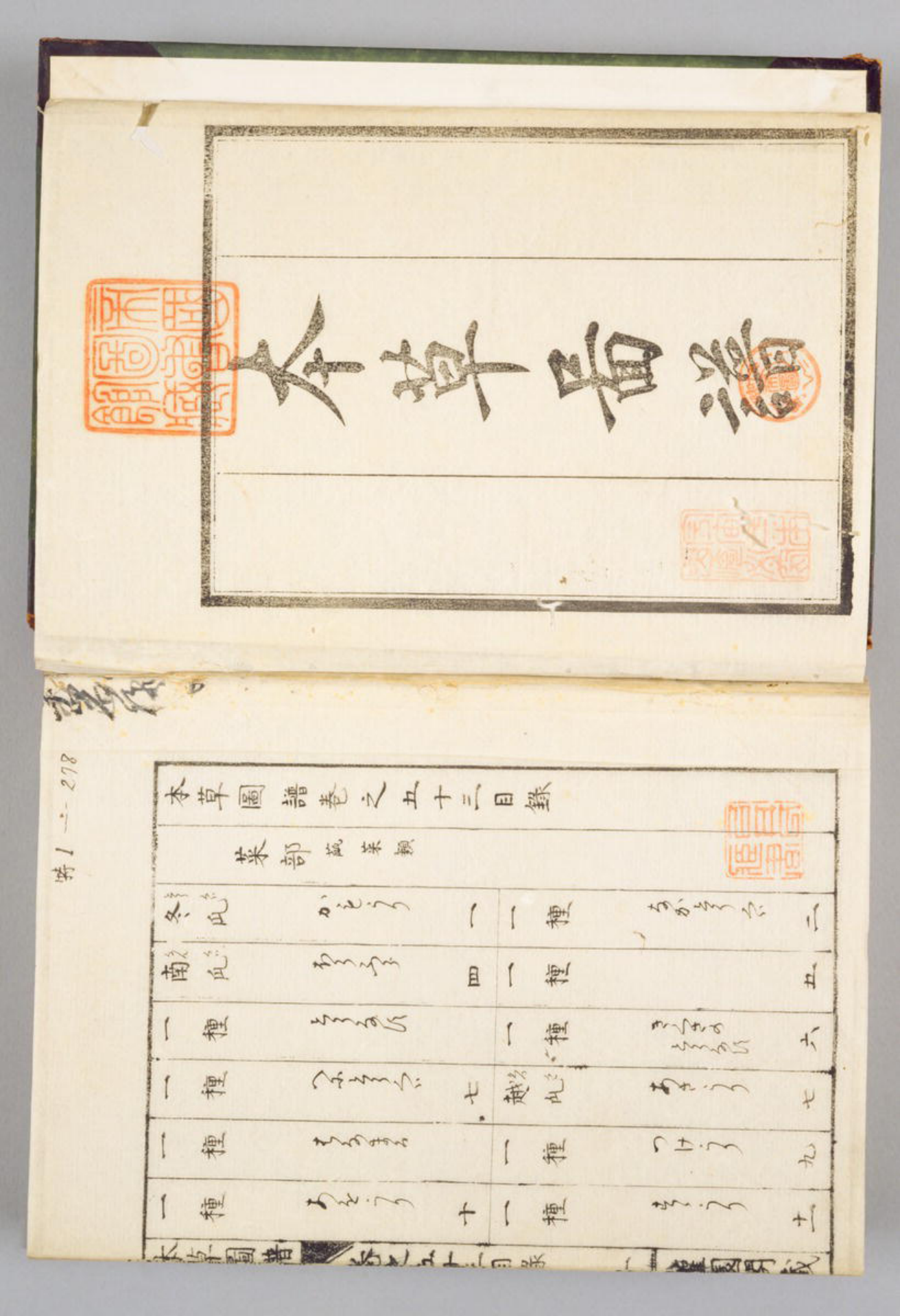 Illustrated Manual of Medical Plants Vol 8 - Iwasaki, Kanʼen c.1840 cover