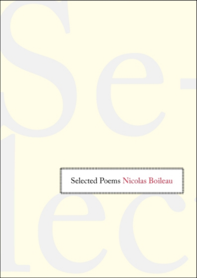 Nicolas Boileau - Selected Poems cover