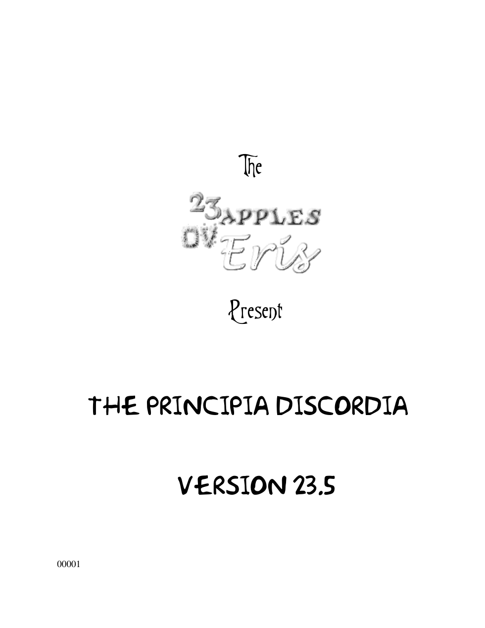 Principia Discordia 23.5 cover