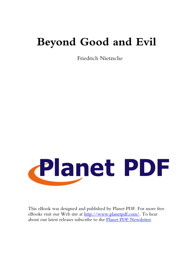 Beyond Good and Evil cover