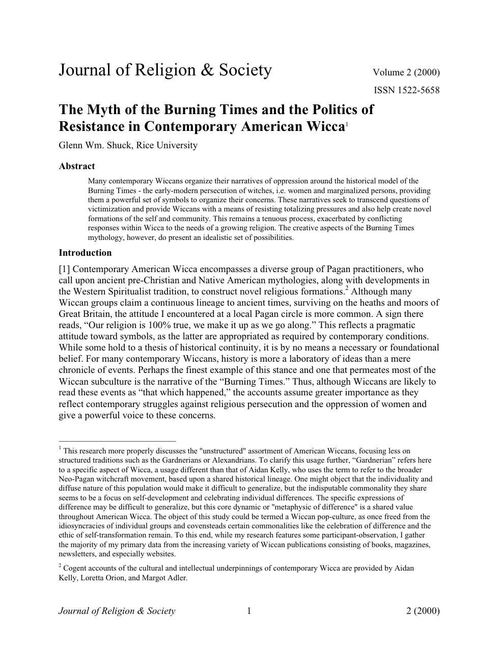 Myth of the Burning Times cover