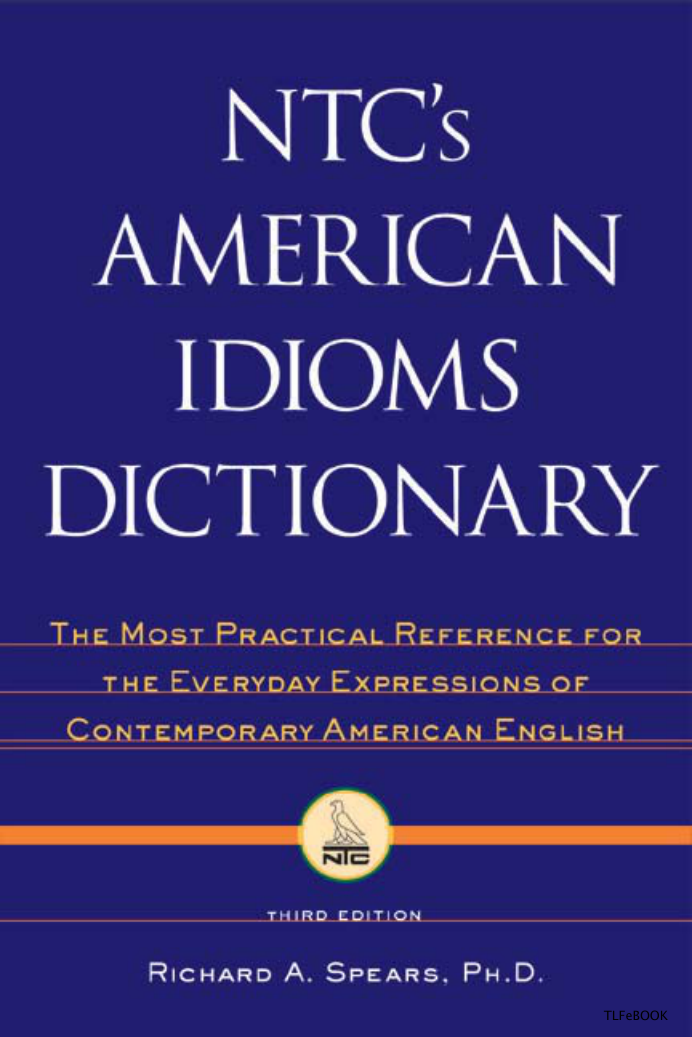 American Idioms Dictionary cover