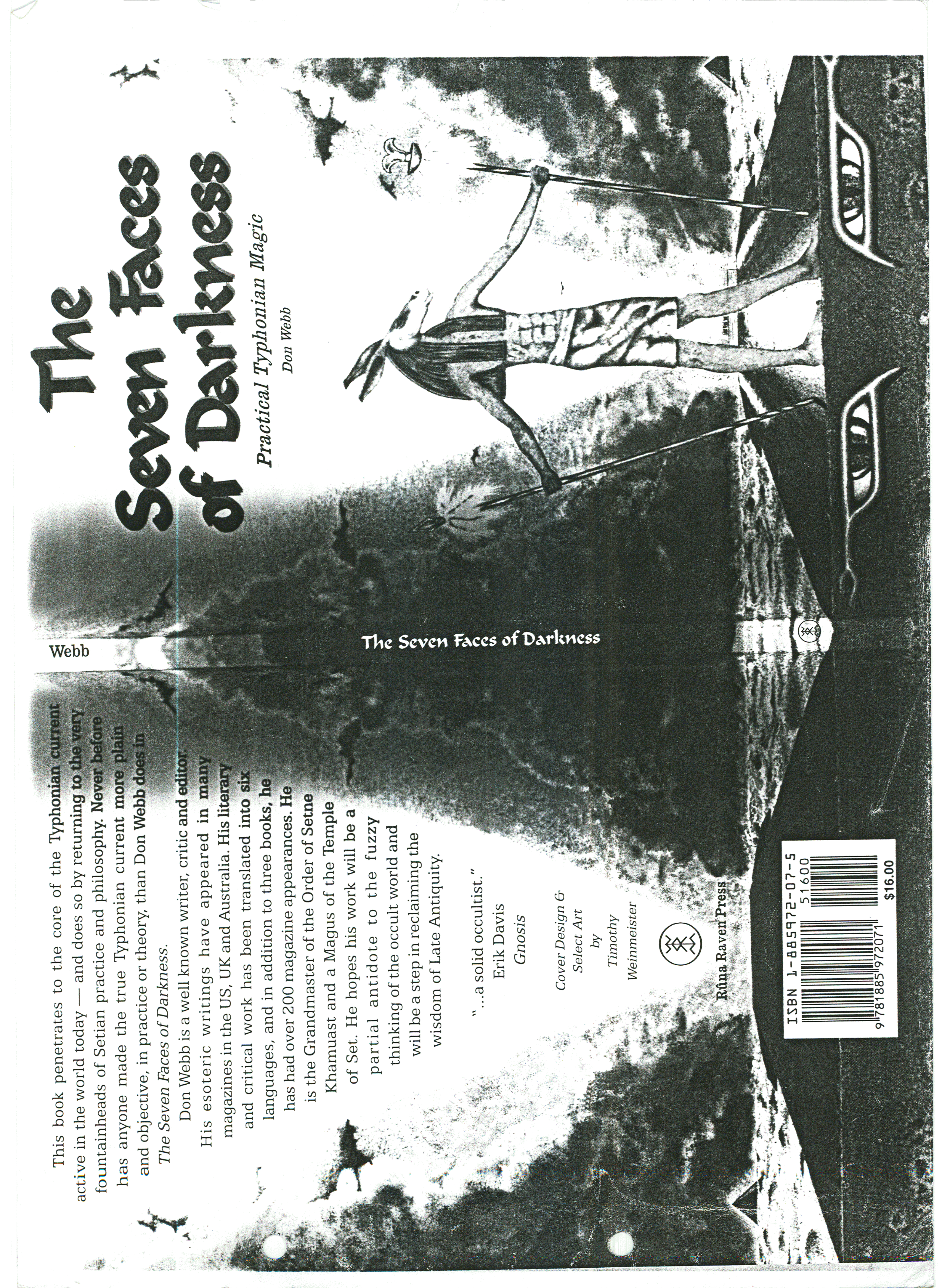 Don Webb - The Seven Faces of Darkness cover