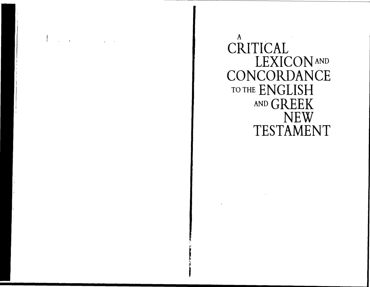 Bullinger.Critical.Lexicon cover