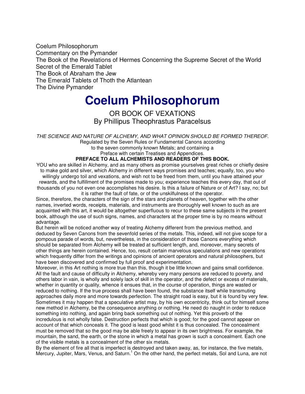 Misc Alchemical Texts cover