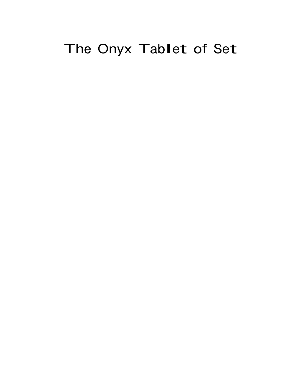 onyx table of set(main) cover