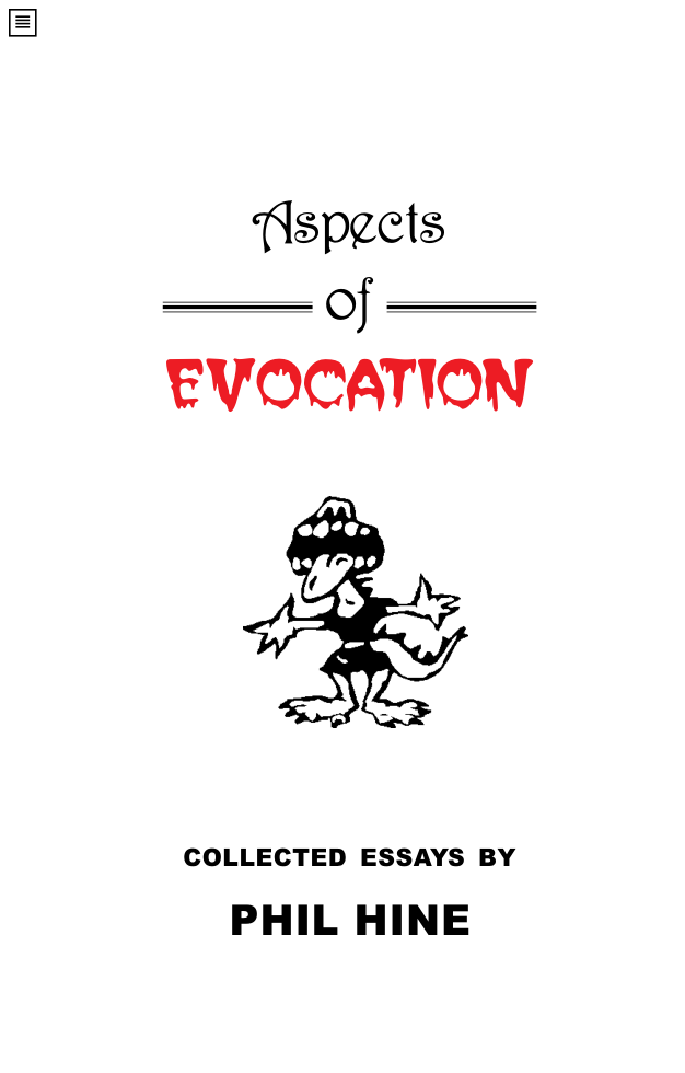 Hine, Phil - Aspects of Evocation cover