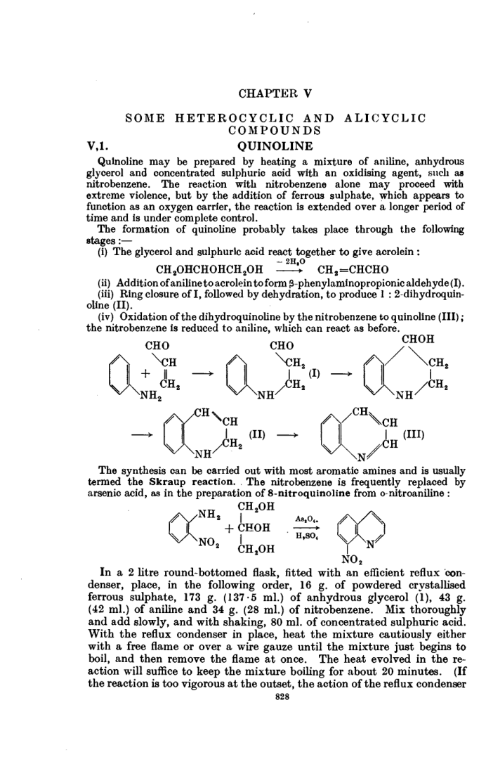 Chapter V Some Heterocyclic and Alicyclic Compounds cover