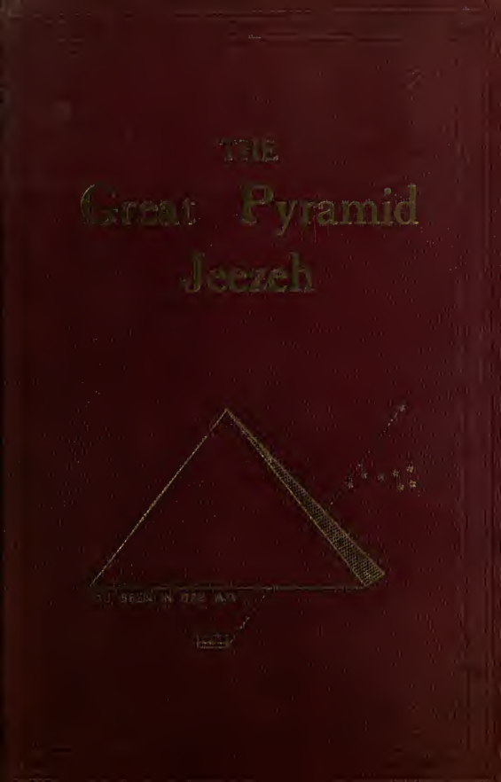 The Great Pyramid Jeezeh - L P McCarty (1907) cover