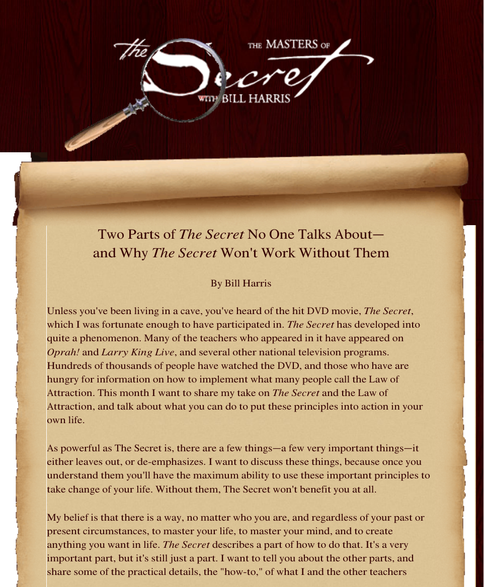 Masters Of The Secret cover