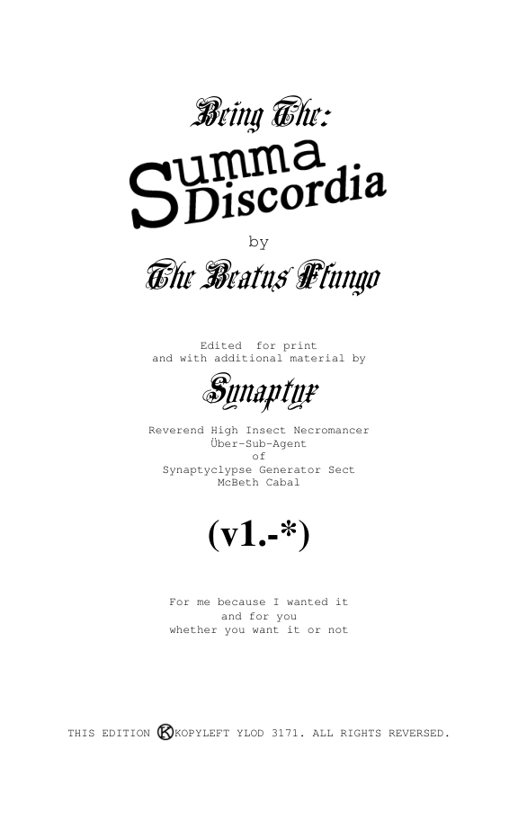 Summa Discordia cover