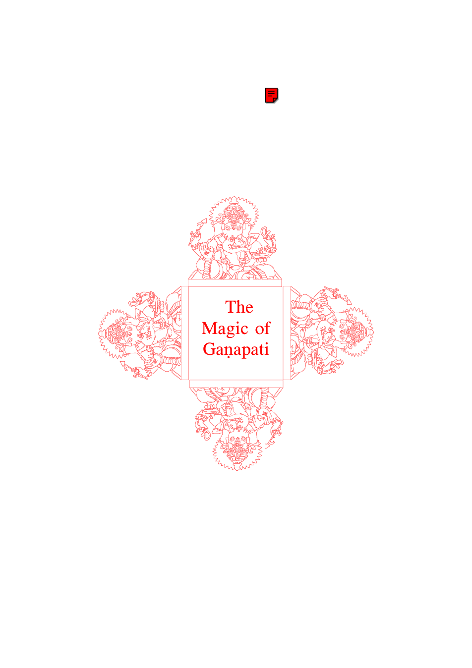 Ganapati Upanishad with translation cover