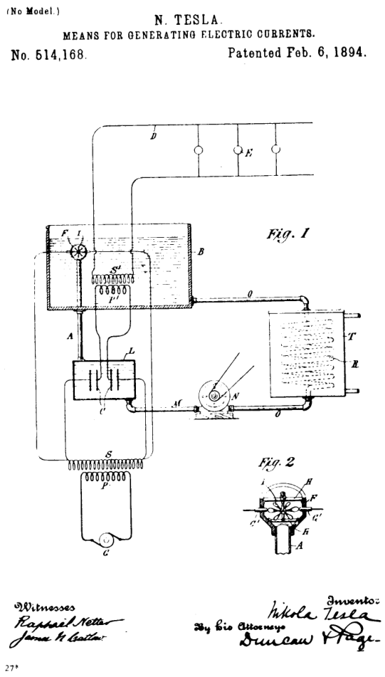 Tesla Patents - 00514168 cover