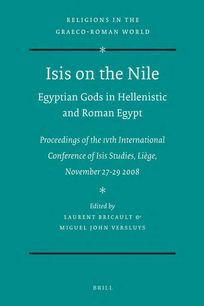 Isis on the Nile Egyptian Gods in Hellenistic and Roman Egypt cover