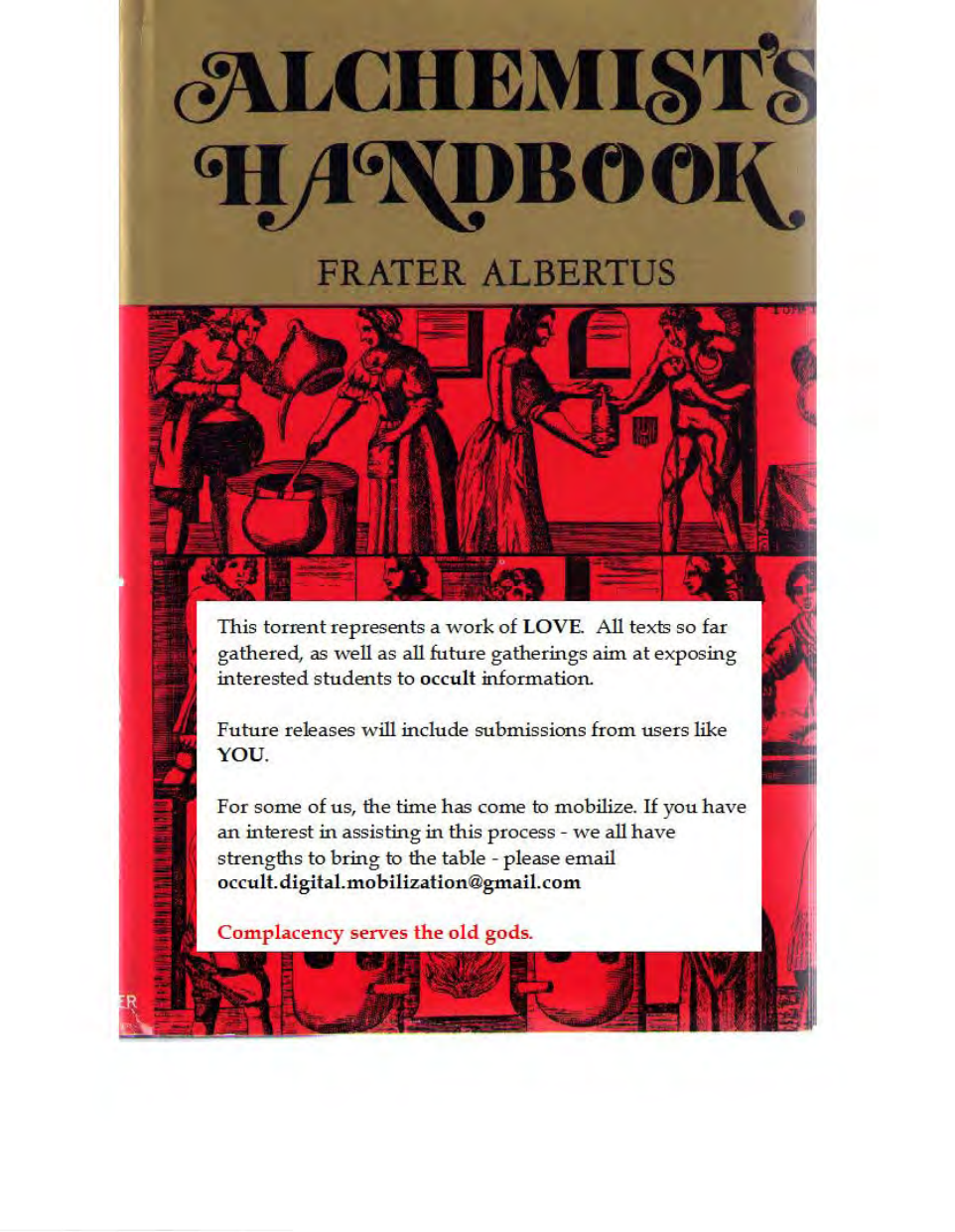 Frater Albertus - Alchemist's Handbook cover