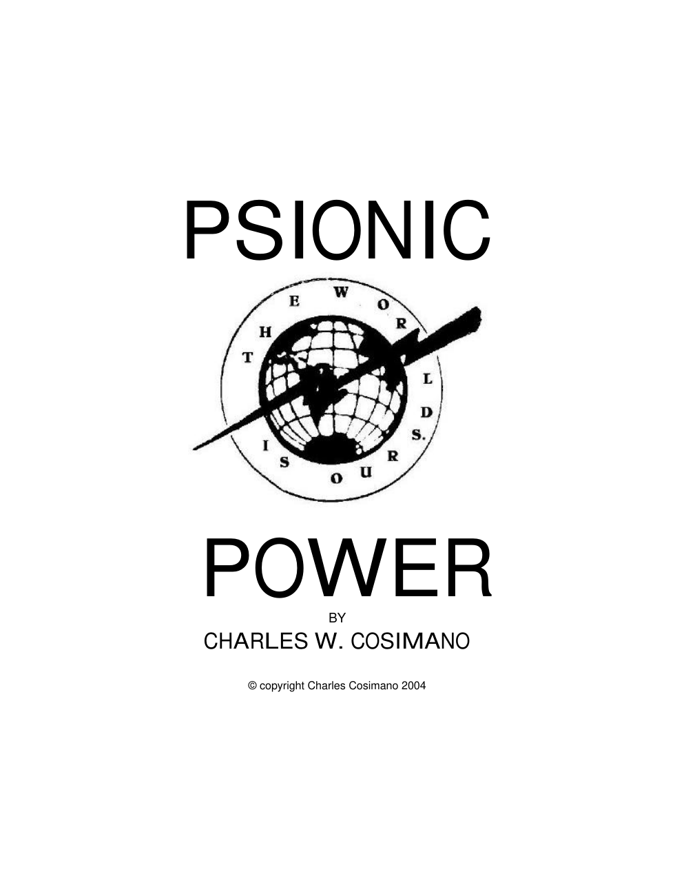 Psionic Power cover