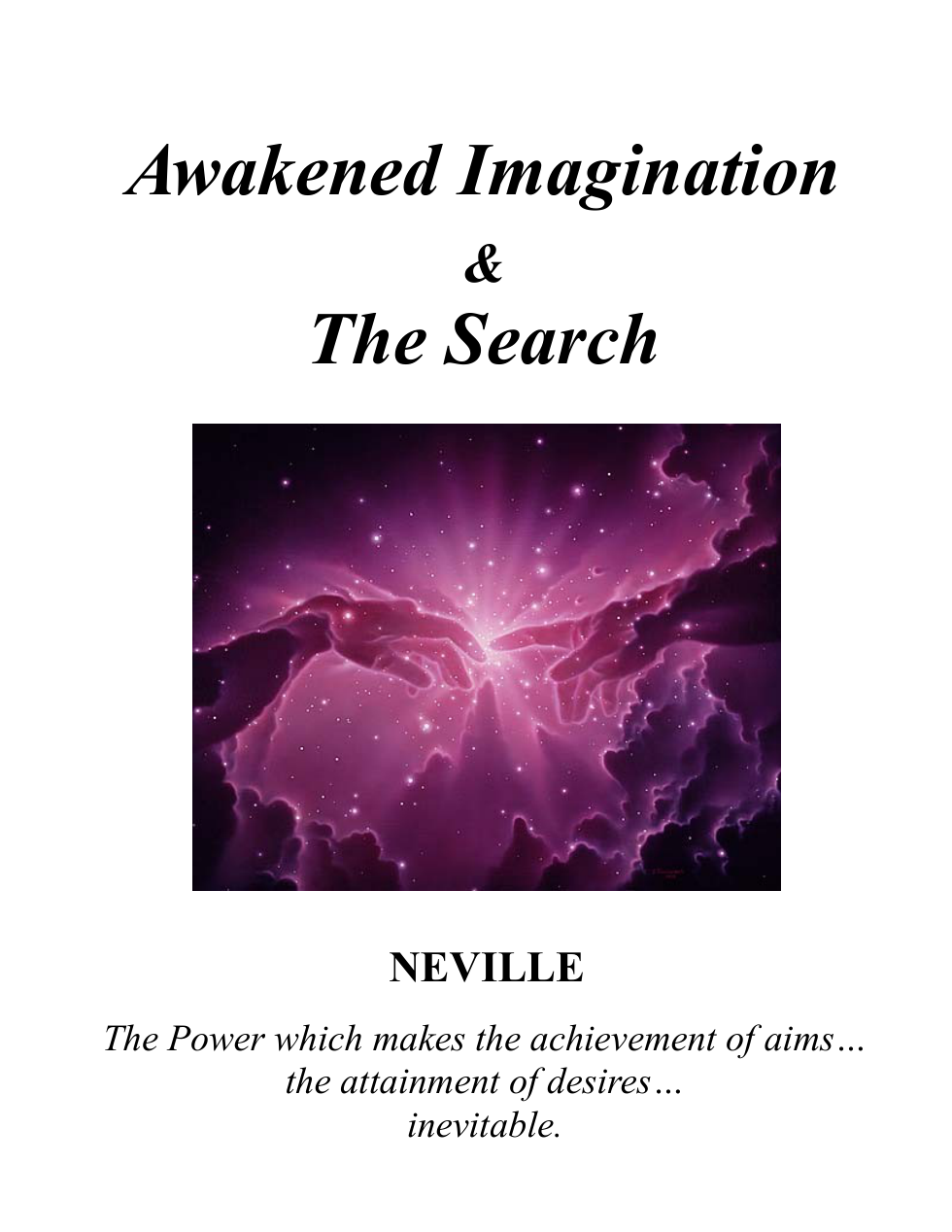 Neville Goddard - Awakened Imagination cover