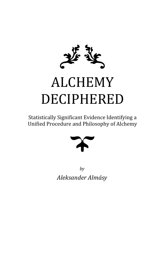 Alchemy Deciphered cover