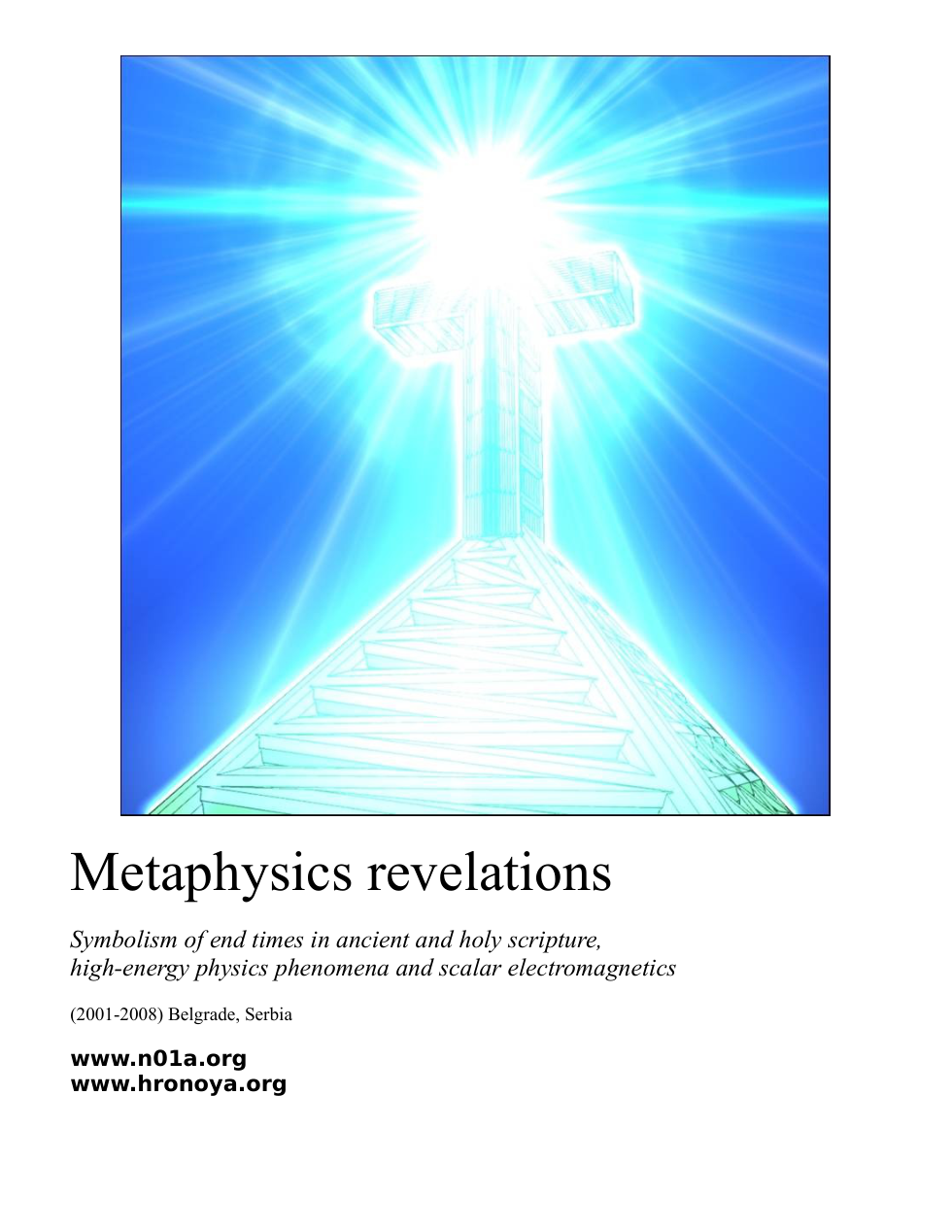 Hronoya Metaphysics Revelations cover