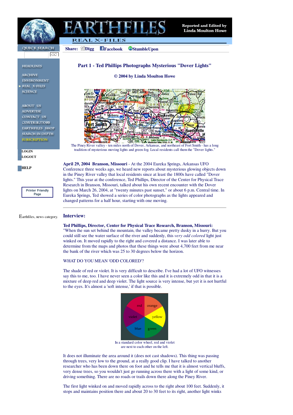 04 29 2004 Part 1 - Ted Phillips Photographs Mysterious Dover Lights cover
