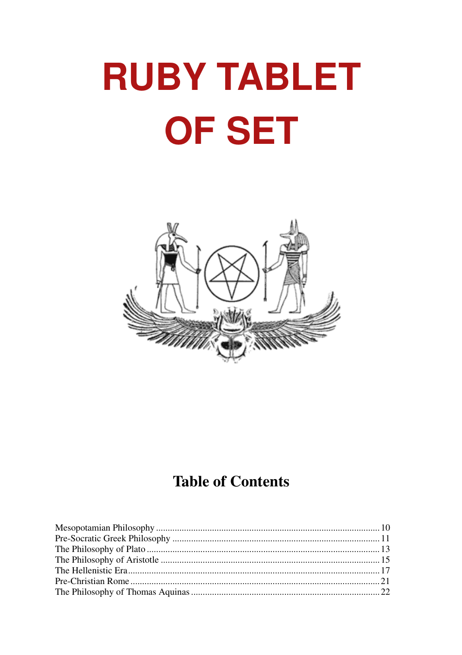 Ruby Tablet of Set cover