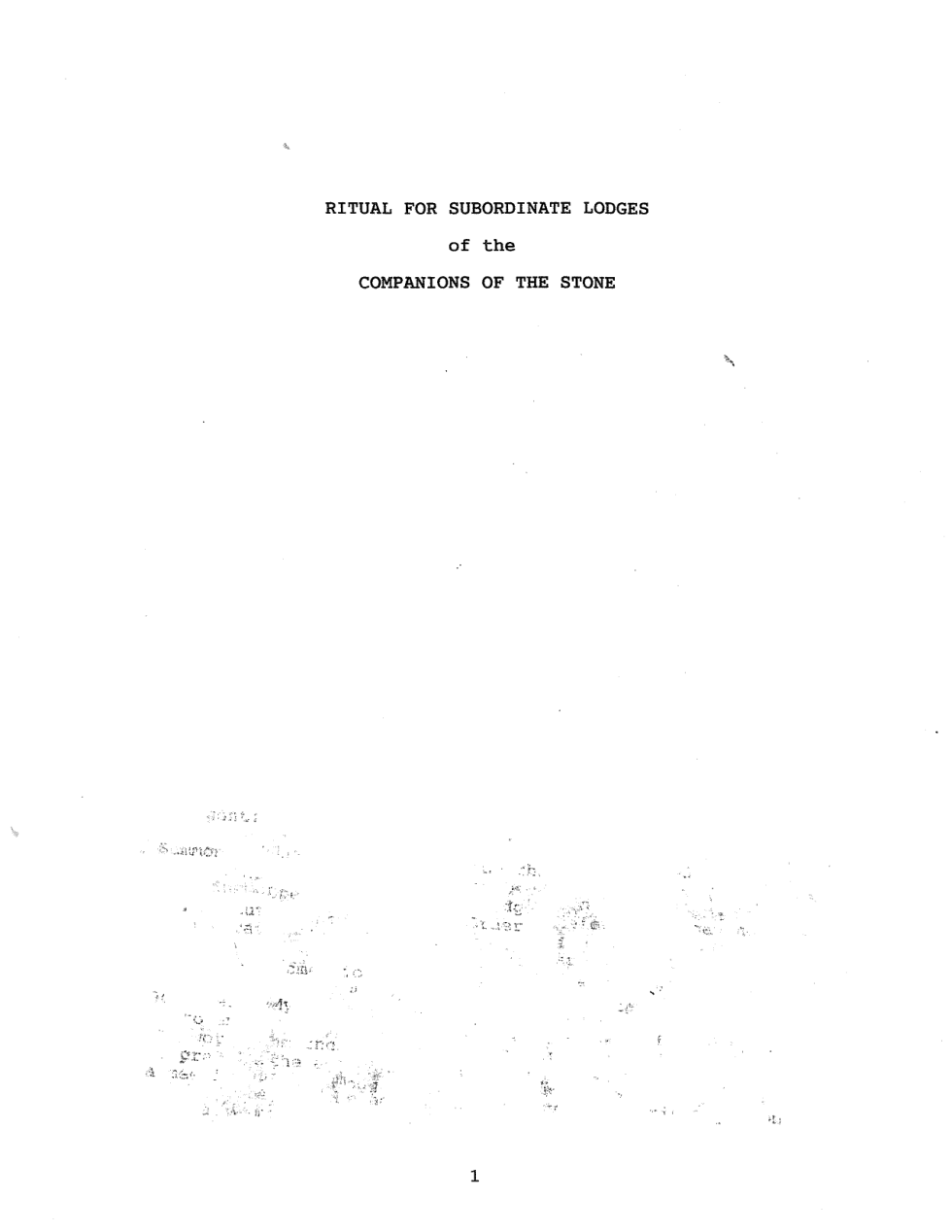 1994 Ritual Handbook for Subordinate Lodges cover
