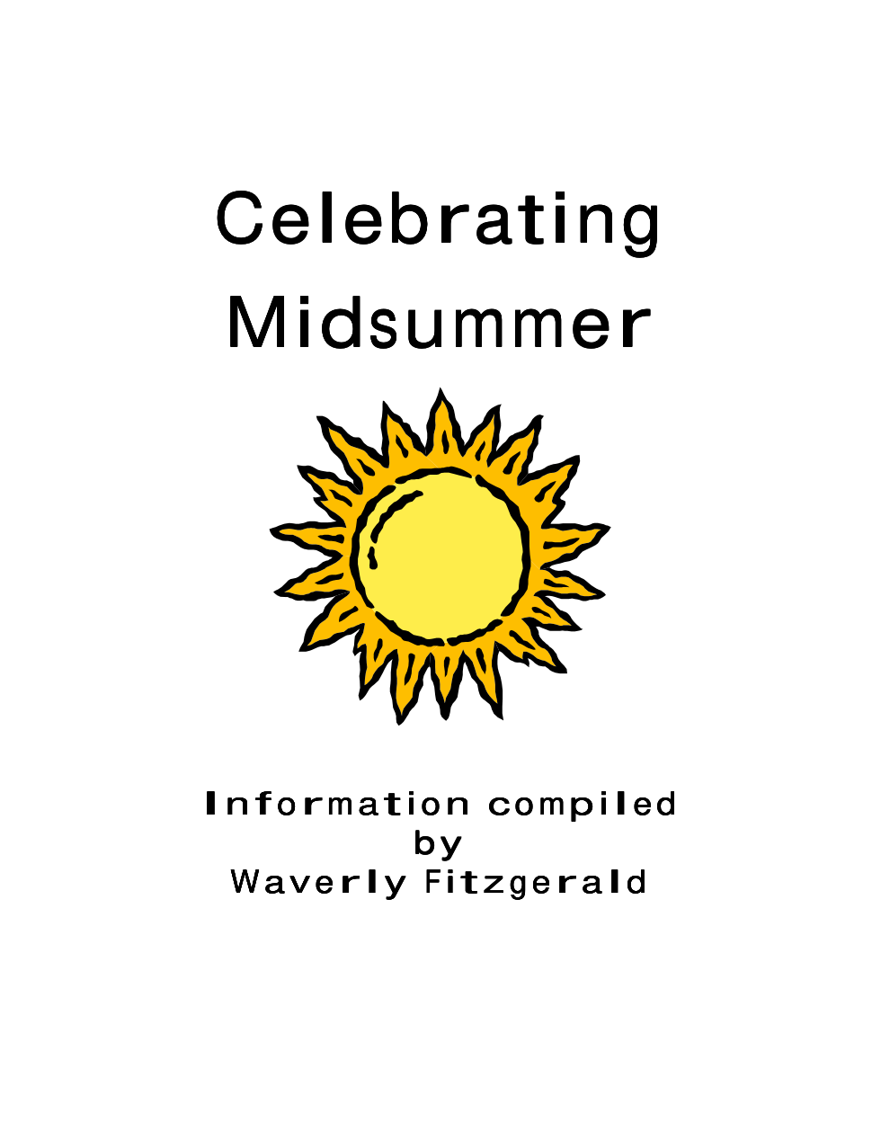 Fitzgerald - Celebrating Midsummer - 2007 cover