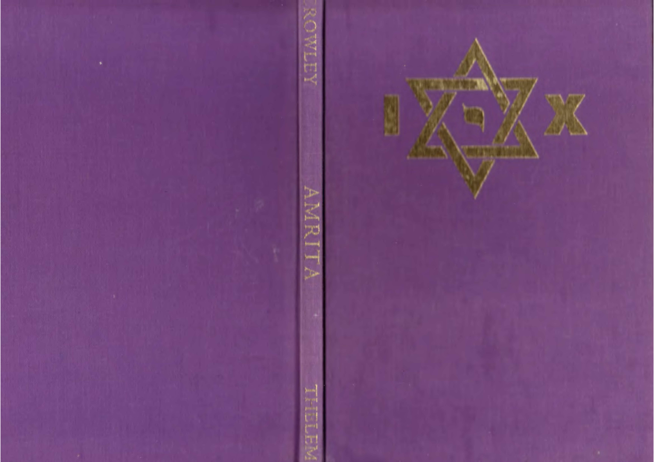 Aleister Crowley - Amrita cover