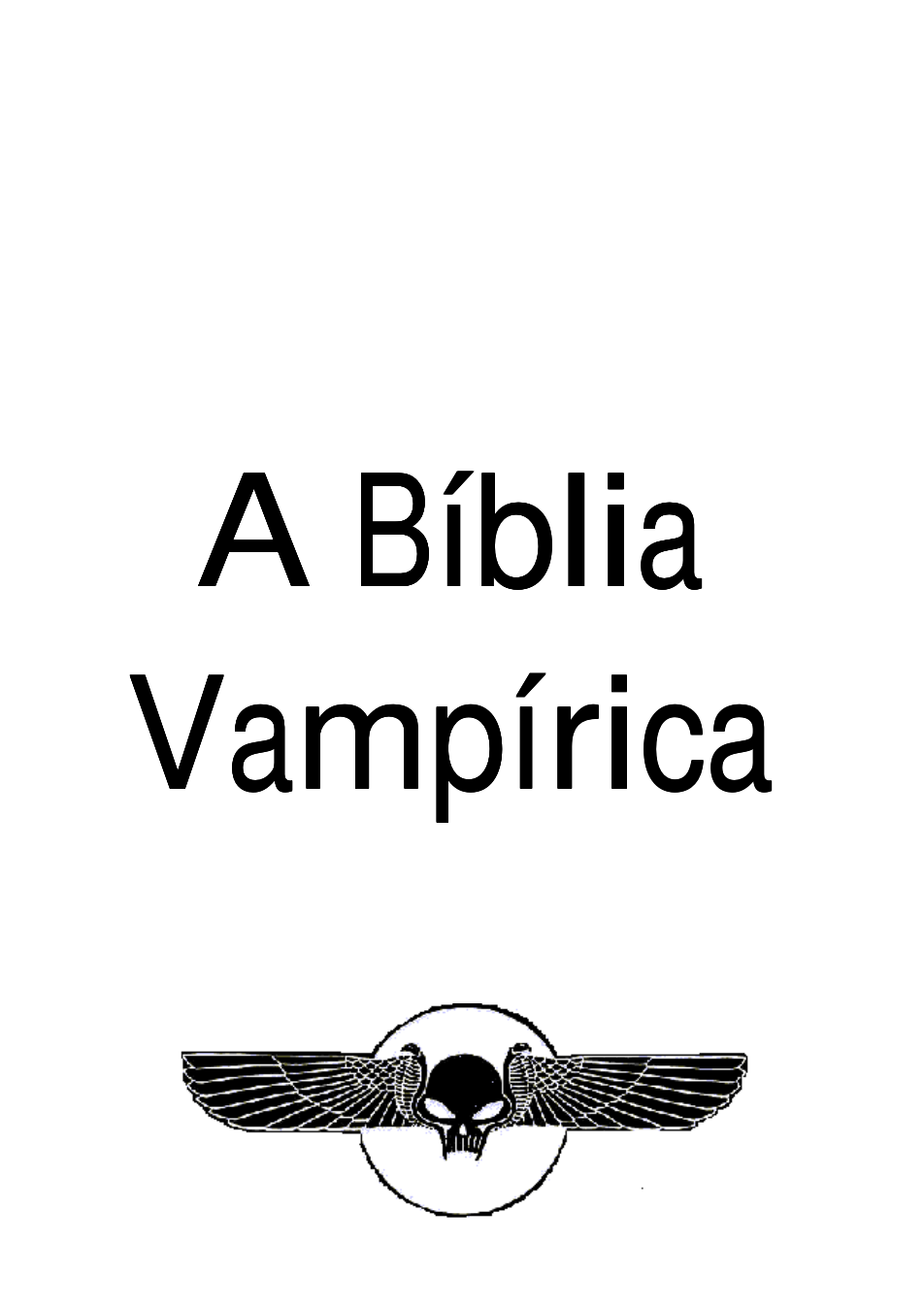 Frater Oz - A Bíblia Vampírica cover