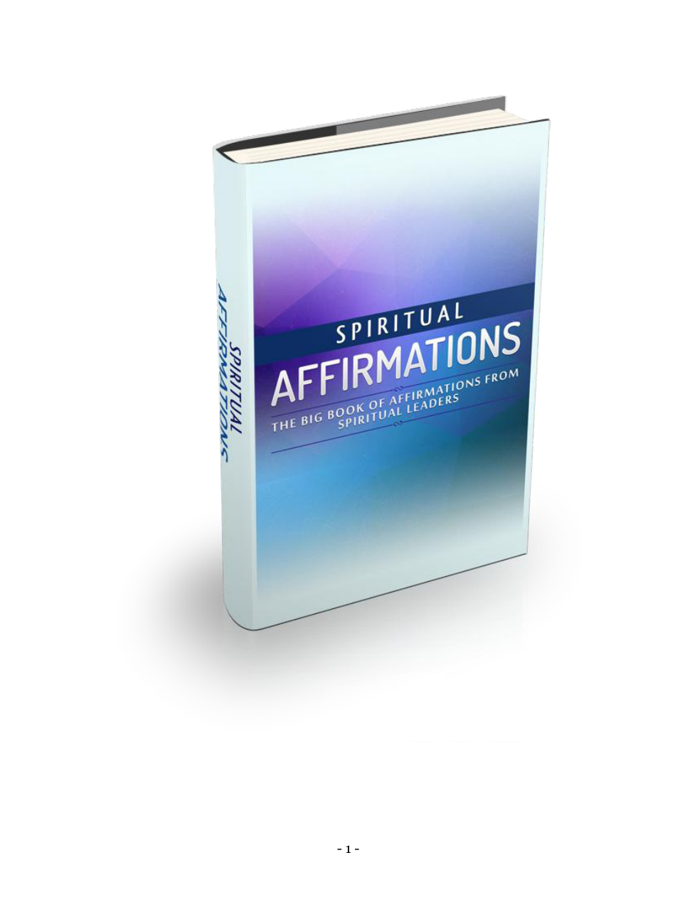 Spiritual Affirmations cover