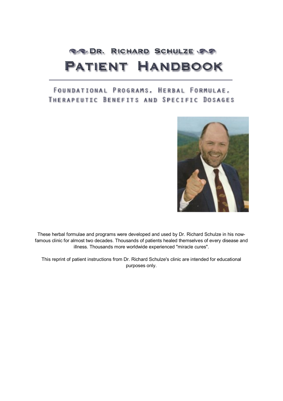 Patient Hanbook For Incurable Diseases. cover