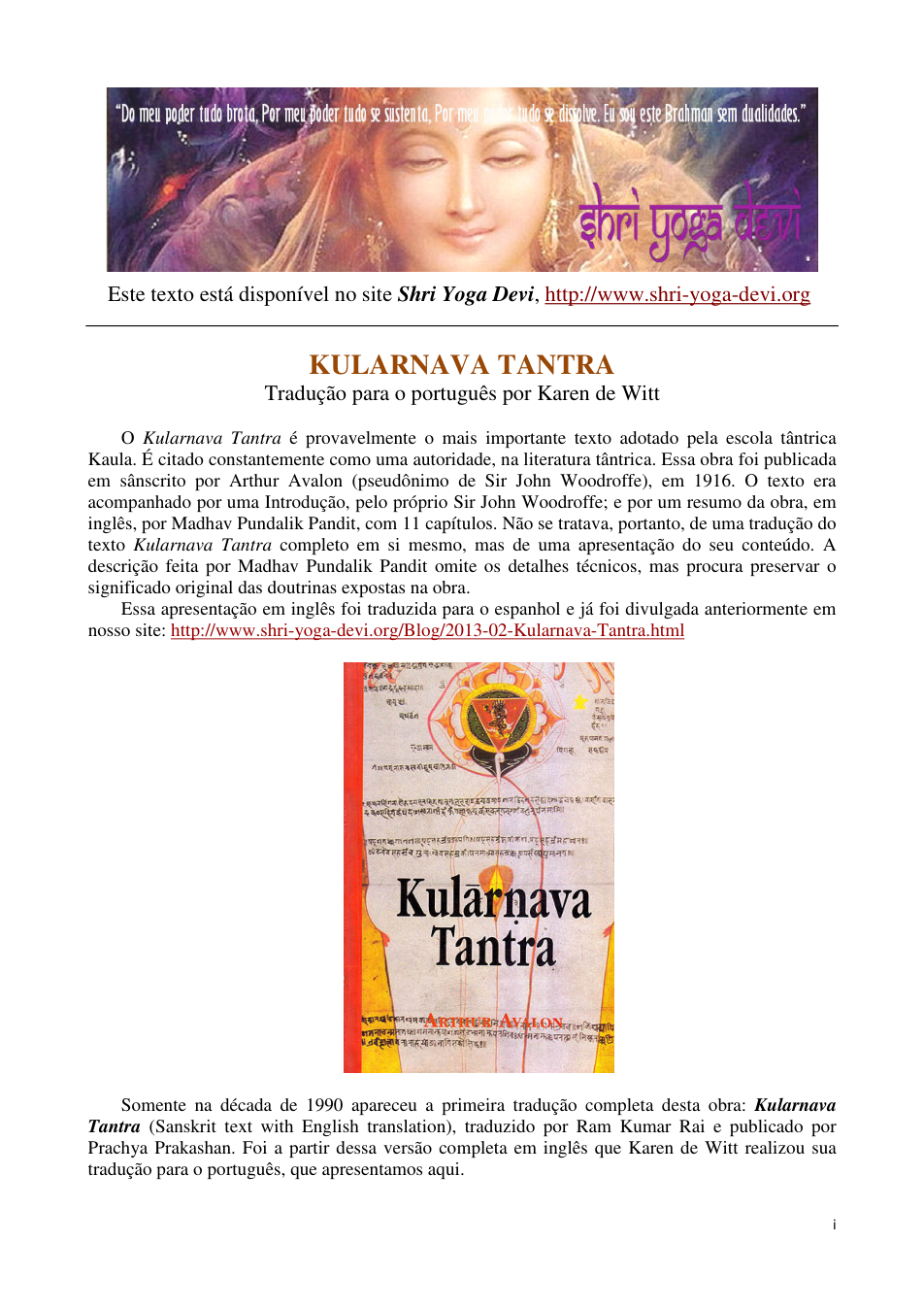 Kularnava-Tantra-(Spanish synthesis, uncensored) cover