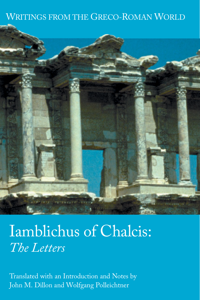 John M. Dillon, Wolfgang Polleichtner Iamblichus of Chalcis The Letters cover