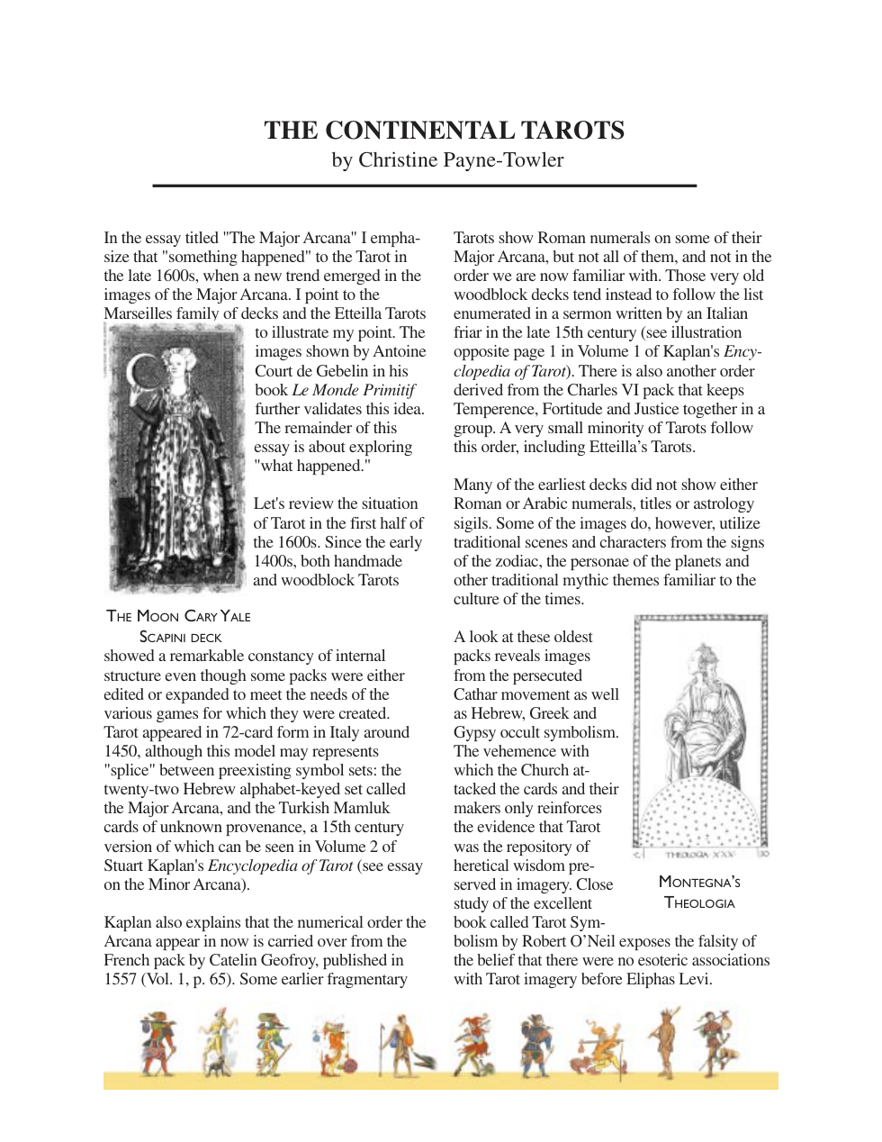 Christine Payne Towler - The Continental Tarots cover