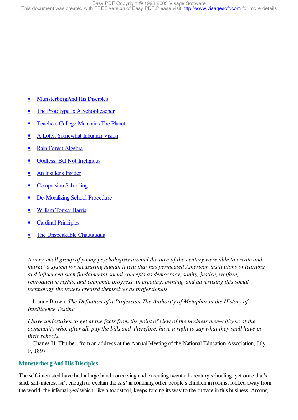 Underground History of American Education - 05 - Vol 5 cover