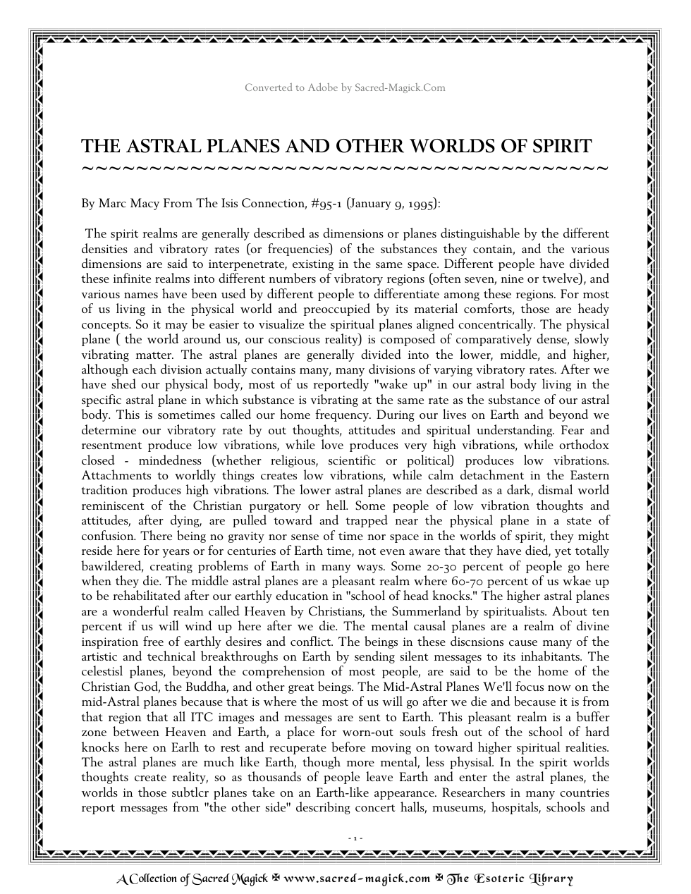 Astral Planes and other Worlds of Spirits cover