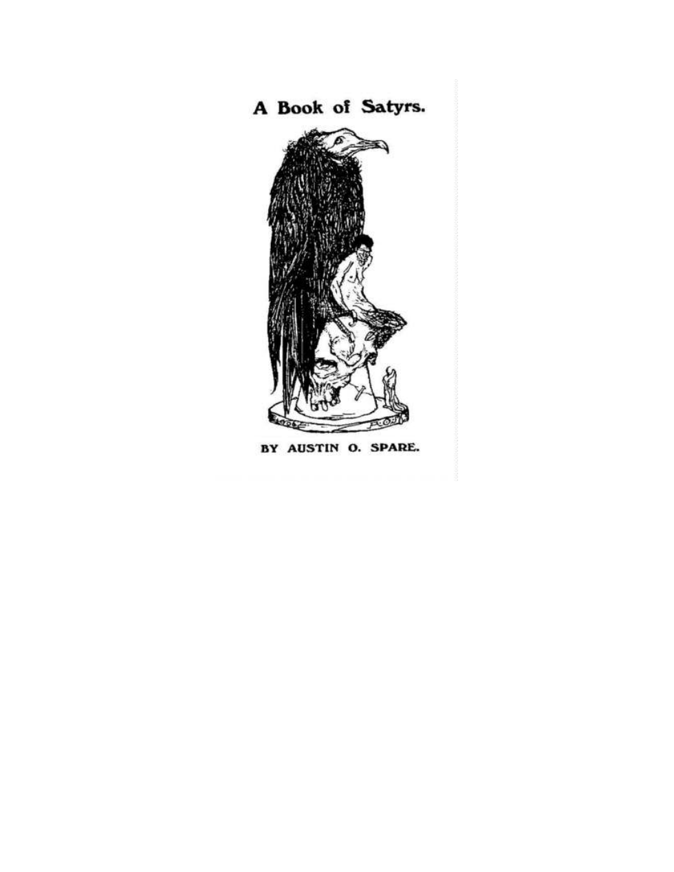 Spare - A Book Of Satyrs - 1907 cover