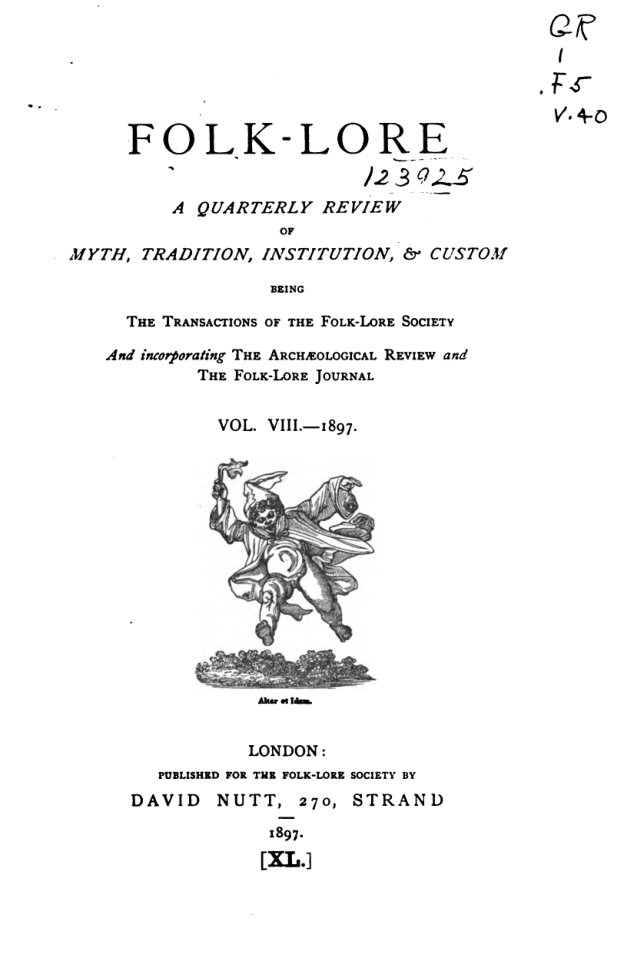 Folklore, Parallels and Coincidences cover