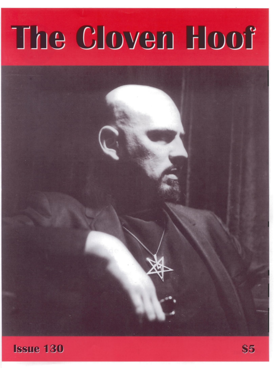 Church Of Satan - The Cloven Hoof Issue 130 cover