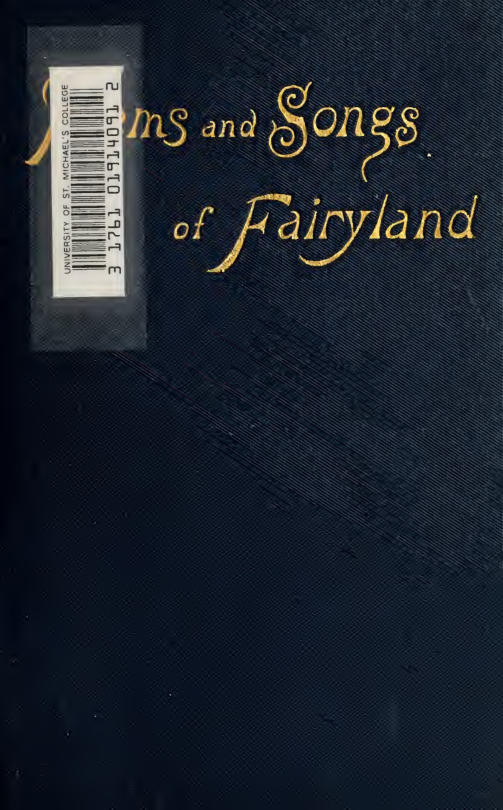 Songs and poems of Fairyland - an anthology of English fairy poetry - A E Waite 1888 cover