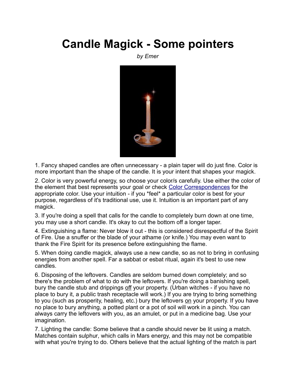 Candle-Magick cover